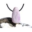Kunzit rosa "Schimmer" Trommelstein gebohrt (Spodumen) - Rarität - ca. 3,2 cm x 1,7 cm x 1,1 cm