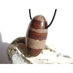 Shiva Lingam Ei (Sandstein/Tonstein) XXXL Trommelstein gebohrt - Sonderqualitt - ca. 5 cm x 2,5 cm