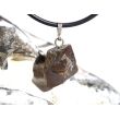 Staurolith (Kreuzstein) Rohstein Anhänger - 925iger Silberöse Schmuckdose - Rarität - ca. 2,3 cm x 1,3 cm x 1 cm