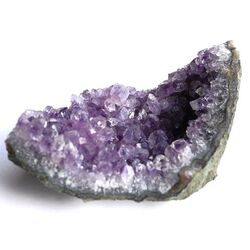 Amethyst Kristallstufe / Ladestufe hell (Uruquai) - Sonderqualitt - ca. 12,4 cm x 7,2 cm x 4 cm