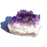 Amethyst Kristallstufe mitteldunkel (Brasilien) -...
