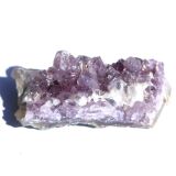 Amethyst Kristallstufe hell (Brasilien) -...