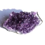 Amethyst-Stufe / Aufsteller dunkel (Uruquai) -...