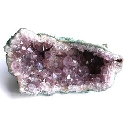 Amethyst Kristallstufe / Ladestufe / Druse hell  (Brasilien) - Sonderqualitt - ca. 12 cm x 7 cm x 6 cm