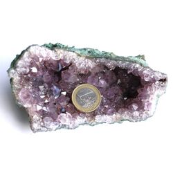 Amethyst Kristallstufe / Ladestufe / Druse hell  (Brasilien) - Sonderqualitt - ca. 12 cm x 7 cm x 6 cm