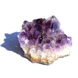 Amethyst Kristallstufe mitteldunkel (Brasilien) -...