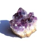 Amethyst Kristallstufe mitteldunkel (Brasilien) -...