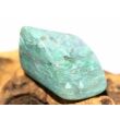 Grünquarz (Fuchsit-Quarz) XXL Trommelstein / Handschmeichler - Rarität - ca. 3,9 cm x 2,5 cm x 2,4 cm (Fairer Handel / GKS)
