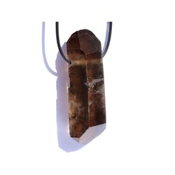 Rauchquarz dunkel Dow XXXL Doppelender / Kristallstab mit Spitze / Rohstein gebohrt - Sonderqualitt - ca. 7,2 cm x 2,5 cm x 1,9 cm
