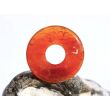 Feuerachat gebr. Donut Edelstein 30 mm (4-5 mm stark)