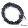 Baumwollband schwarz - ca. 2,4 - 2,5 mm Durchm. x ca. 98 cm