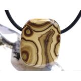 Schalenblende XXXL Schmuckstein / Scheibenstein gebohrt...