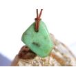 Chrysopras Schmuckstein / Trommelstein gebohrt - ca. 2,4 cm x 2,1 cm x 1,7 cm