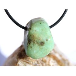 Chrysopras Schmuckstein / Trommelstein gebohrt - ca. 2,2...