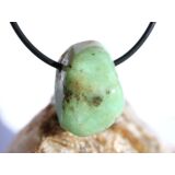 Chrysopras Schmuckstein / Trommelstein gebohrt - ca. 2,2...