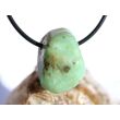 Chrysopras Schmuckstein / Trommelstein gebohrt - ca. 2,2 cm x 1,7 cm x 1,8 cm