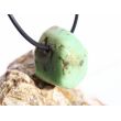 Chrysopras Schmuckstein / Trommelstein gebohrt - ca. 2,2 cm x 1,7 cm x 1,8 cm