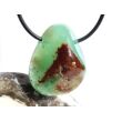 Chrysopras Trommelstein gebohrt - Rarität - Sonderqualität - ca. 3,1 cm x 2,6 cm x 1,7 cm