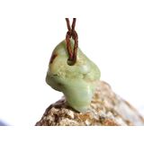 Chrysopras Trommelstein gebohrt - ca. 2,5 cm x 1,9 cm x...