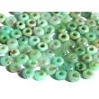 Chrysopras Donut / Perle 9-12 mm (3,5-6 mm stark) - Rarität - schöne Qualität -