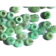 Chrysopras Donut / Perle 9-12 mm (3,5-6 mm stark) - Rarität - schöne Qualität -