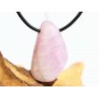 Kunzit rosa (Spodumen) Trommelstein gebohrt - Rarität - ca. 3,1 cm x 1,9 cm x 1 cm (Fairer Handel / GKS)