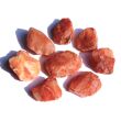 Karneol natur (Carneol) Wassersteine-A-Sonderqualität / Rohsteine extra angetrommelt - ca. 100 g