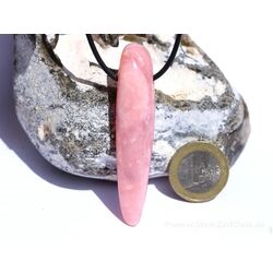 Andenopal rosa (Pinkopal) XXXL Schmuckstein gebohrt - AA-Sonderqualitt - Handarbeit - ca. 6,6 cm x 1,4 cm x 1,3 cm