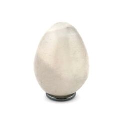 Mondstein grau - Edelstein-Ei - ca. 5,1 cm