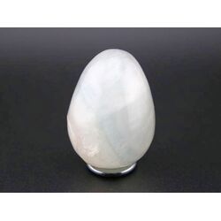 Chalcedon wei� - Edelstein-Ei - ca. 4,8 cm