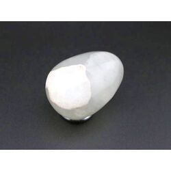 Chalcedon wei� - Edelstein-Ei - ca. 4,8 cm