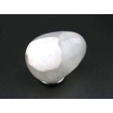 Chalcedon weiß - Edelstein-Ei - ca. 4,8 cm
