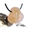 Chalcedon rosa (Rosenchalcedon) Trommelstein gebohrt - Sonderqualität - Rarität - ca. 2,8 cm x 2,6 cm x 2 cm