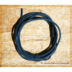 Baumwollband marine / dunkelblau - ca. 1,5 mm Durchm. x ca. 98 cm