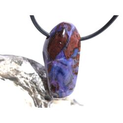 Sugilith mit Richterit Trommelstein gebohrt - Raritt -...