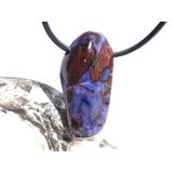 Sugilith mit Richterit Trommelstein gebohrt - Raritt -...