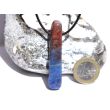 Richterit XXL Schmuckstein / Scheibenstein gebohrt - Rarität - AA-Sonderqualität - Unikat - Handarbeit - ca. 5,7 cm x 1,1 cm x 1 cm (GKS)