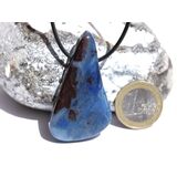 Richterit XXXL Schmuckstein / Scheibenstein gebohrt -...