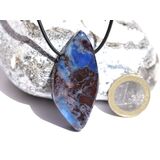 Richterit XXXL Schmuckstein / Scheibenstein gebohrt -...