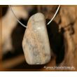 Versteinerte Koralle Trommelstein gebohrt - ca. 3,7 cm x 2,3 cm x 1,8 cm (GKS)