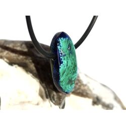 Azurit-Malachit natur Schmuckstein / Scheibenstein gebohrt - Handarbeit - Rarit�t - Sonderqualit�t - ca. 2,2 cm x 1 cm x 0,6 cm