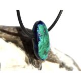 Azurit-Malachit natur Schmuckstein / Scheibenstein gebohrt - Handarbeit - Rarität - Sonderqualität - ca. 2,2 cm x 1 cm x 0,6 cm