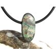 Azurit-Malachit natur Schmuckstein / Scheibenstein gebohrt - Handarbeit - Rarität - Sonderqualität - ca. 2,2 cm x 1 cm x 0,6 cm