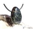 Eldarit "Nebulastein" (Meta-Rhyolith / Kugelrhyolith) Trommelstein gebohrt - ca. 3 cm x 2 cm x 1,2 cm
