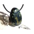 Eldarit "Nebulastein" (Meta-Rhyolith / Kugelrhyolith) Trommelstein gebohrt - ca. 3 cm x 2 cm x 1,1 cm