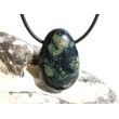 Eldarit "Nebulastein" (Meta-Rhyolith / Kugelrhyolith) Trommelstein gebohrt - ca. 3 cm x 2 cm x 1,1 cm