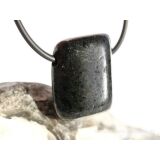 Kimberlit Trommelstein / Schmuckstein gebohrt -...
