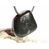 Kimberlit Trommelstein / Schmuckstein gebohrt - Sonderqualität - Rarität - ca. 3 cm x 2,7 cm x 1,6 cm