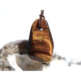 Tigerauge Schmuckstein / Trommelstein gebohrt - ca. 3 cm...