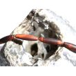Tigerauge rot (gebr.) Navetten Halskette / Edelsteinkette - ca. 48 cm - vergoldet - AA-Sonderqualität -